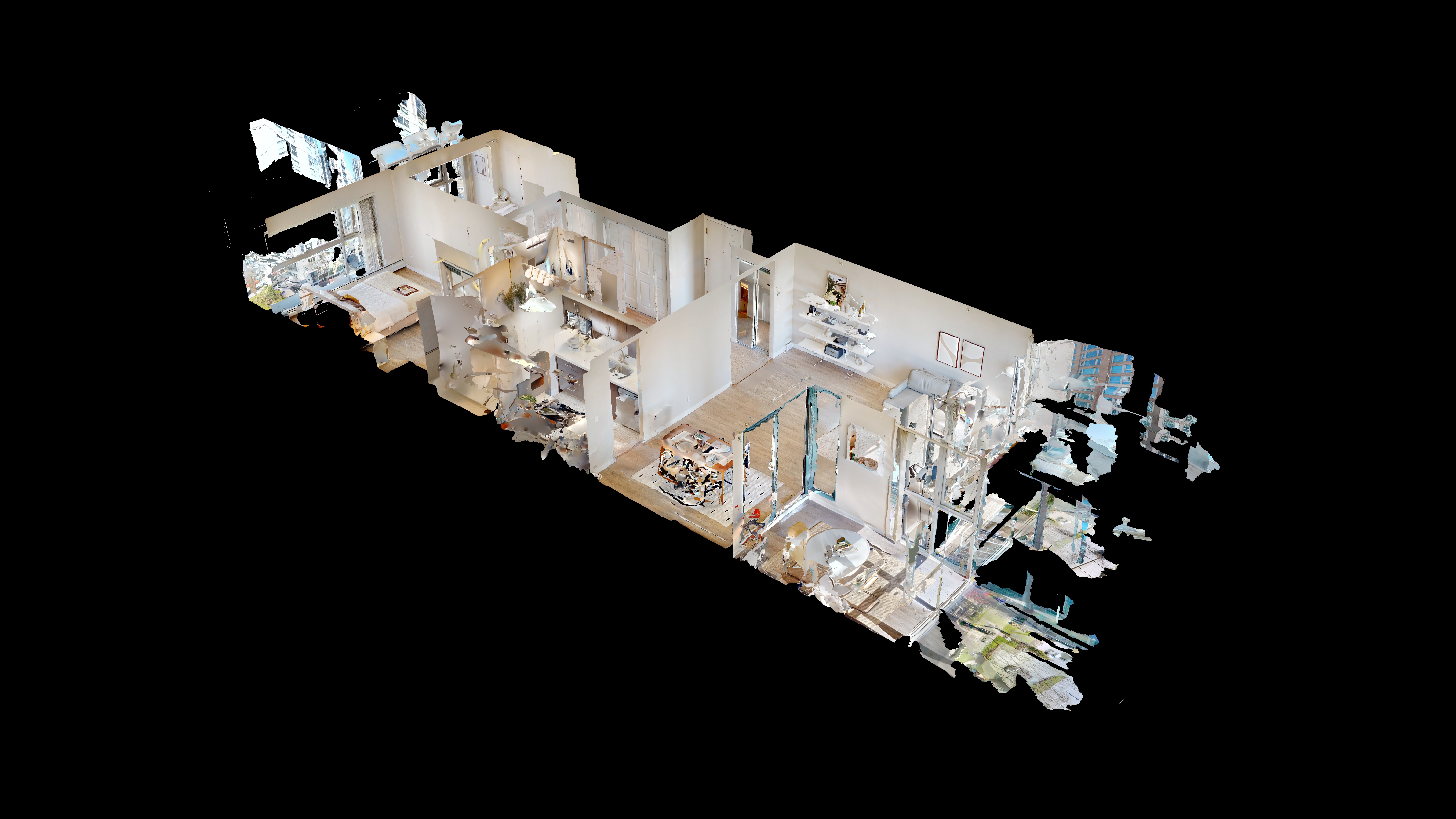 Matterport for a 2 Bedroom Apartment in Vancouver