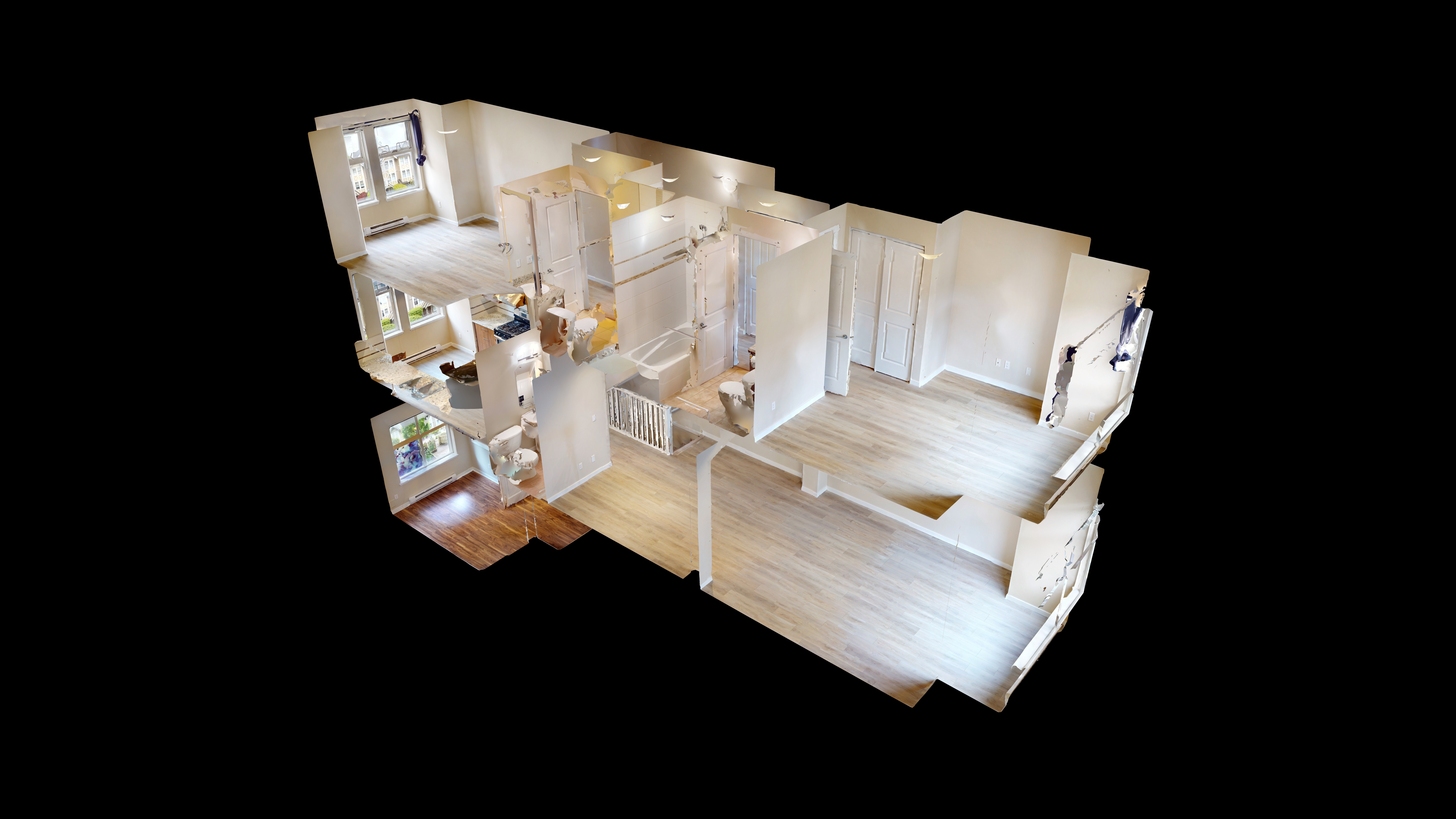 Matterport for a 3 Bedroom Townhouse in Richmond